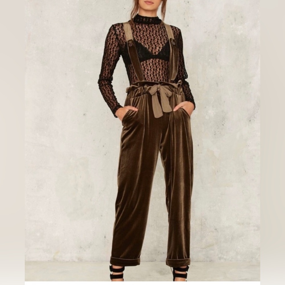 Nasty Gal Toulouse Suspender Pants